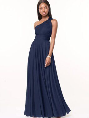 Azazie Charlize Dress (Dark Navy)